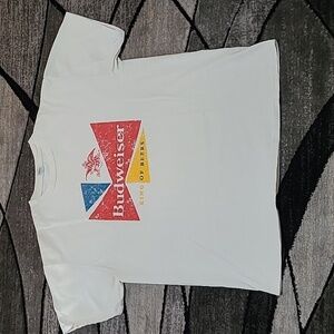 VINTAGE BUDWEISER CREW-NECK TEE-SHIRT PRICE FIRM